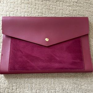 Glass Ladder & Co. Megan Portfolio Clutch XL Red